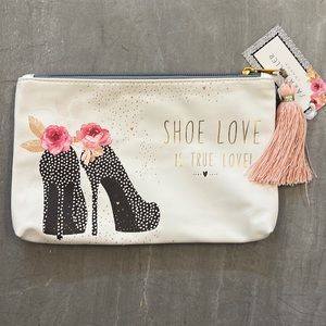 Shoe Love is True Love small zippered pouch